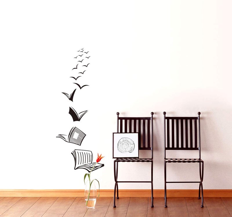 ADECALS Open Book Wall Sticker Reading Wall Art - Image 5